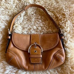 Vintage Coach Large Buckle Bag